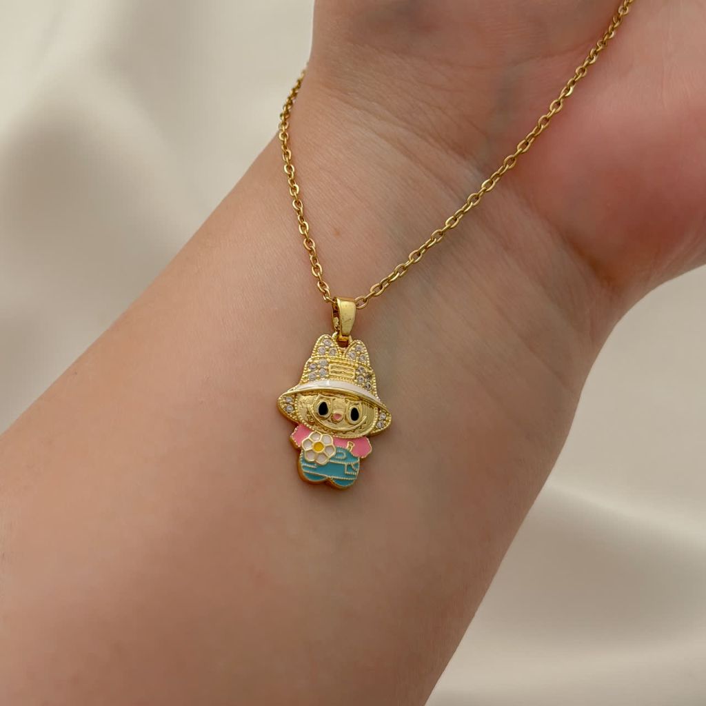 گردنبند استیل لبوبو کد 2970 - خرید آنلاین از گالری آداس